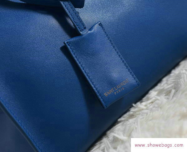 YSL cabas chyc bag original leather 5086 blue - Click Image to Close